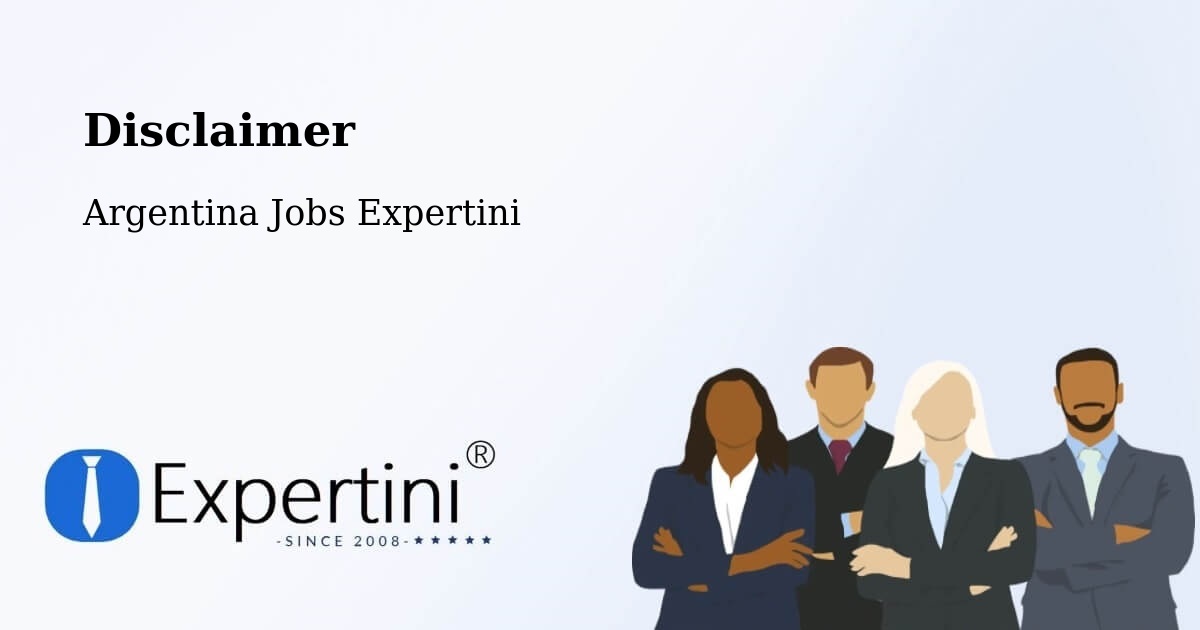 Disclaimer – Sacanta - Argentina Jobs Expertini